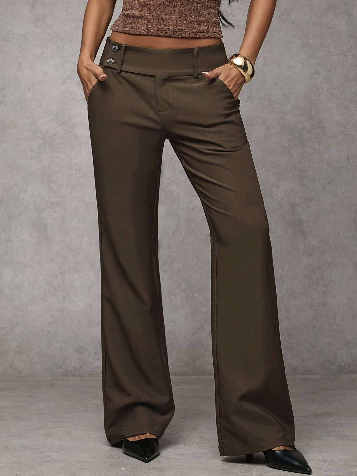 Dina | Pantaloni Moderni Gamba Larga