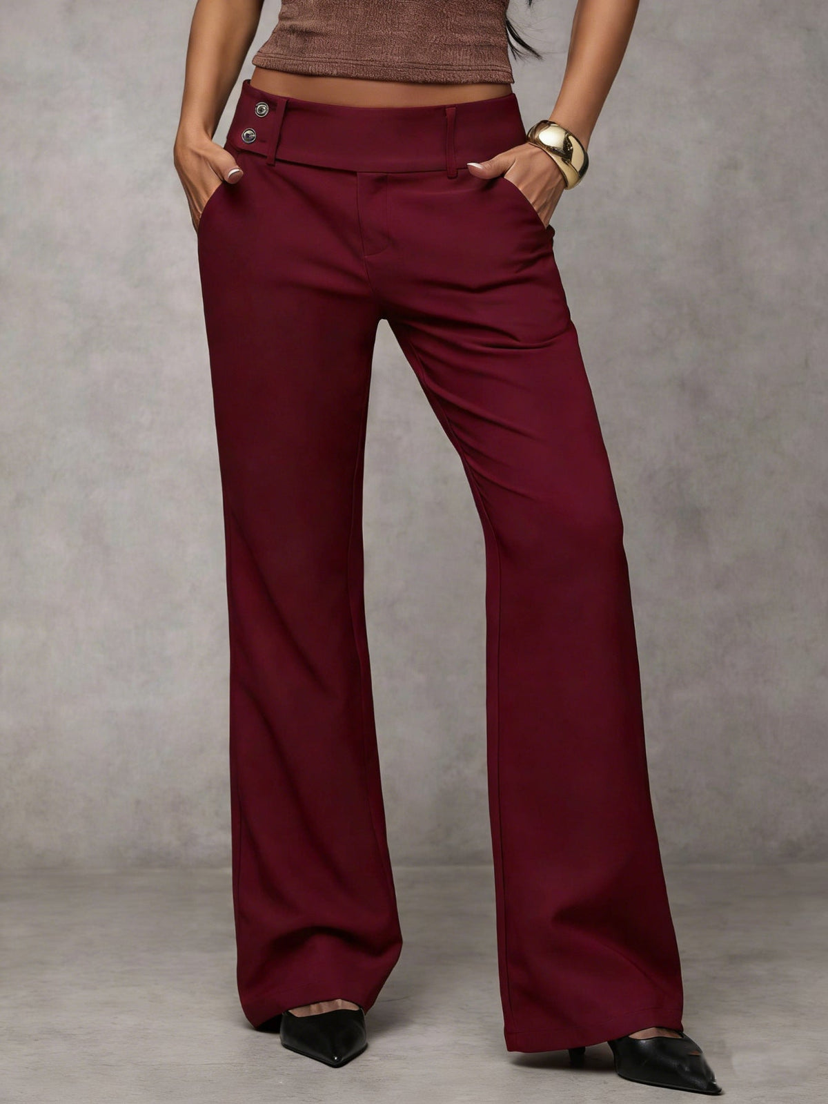 Dina | Pantaloni Moderni Gamba Larga
