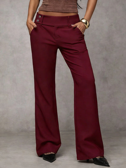 Dina | Pantaloni Moderni Gamba Larga