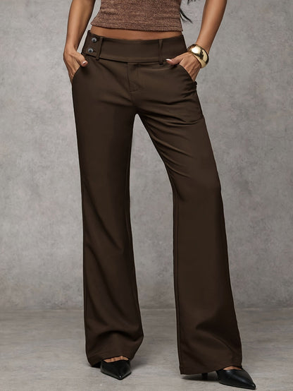 Dina | Pantaloni Moderni Gamba Larga